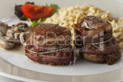 Schweinefilet mit Spätzle