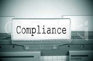 Compliance Register Folder Index