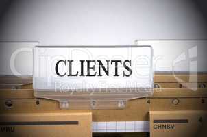 Clients Folder Register Index