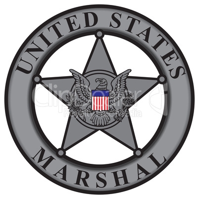 Classic badge United States Marshal