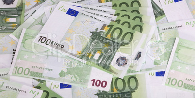 europe euros banknote of hundreds