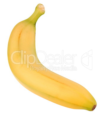 Yellow Banana Isolated