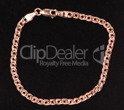 red Gold Chain Bracelet