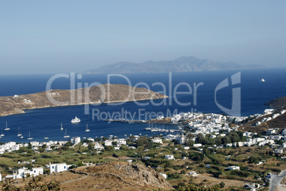 view from mountains in the beautiful bay