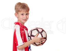 boy with football