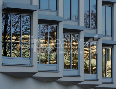 spiegelung im Fenster