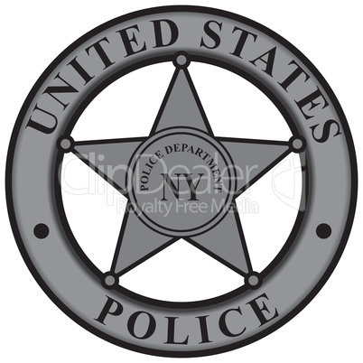 Badge New York Police Department