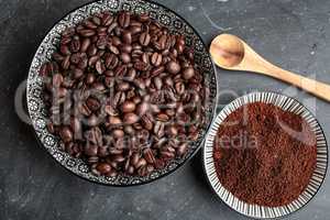 Kaffeebohnen Ganz und Frisch Gemahlen