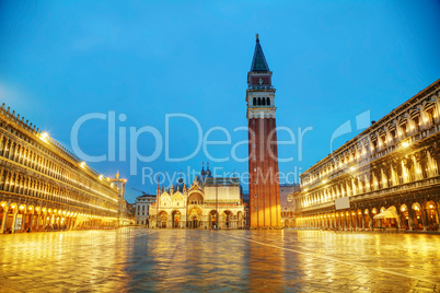 San Marco square in Venice, Italy