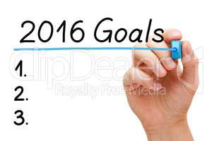 Goals List for 2016