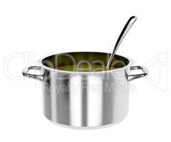 Cooking pot and ladle