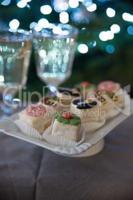 Petit Fours zu Silvester