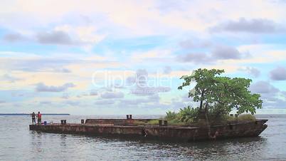 Old pier in Puerto Viejo