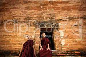 Buddhist novices