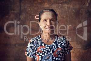 Myanmar old woman