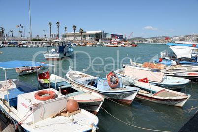 Fischerboote in Kusadasi, Türkei