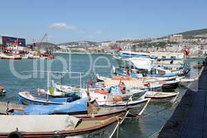 Fischerboote in Kusadasi, Türkei