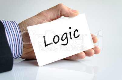 Logic text concept