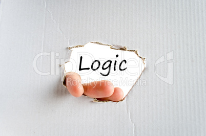 Logic text concept