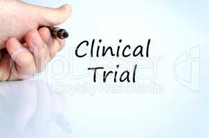 Clinical trial text concept