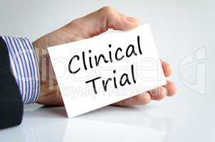 Clinical trial text concept