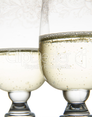 Two glasses of champagne