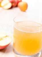 Organic apple juice