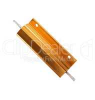 Resistor in Metal Case Isolated