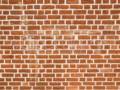 Retro looking Brick wall