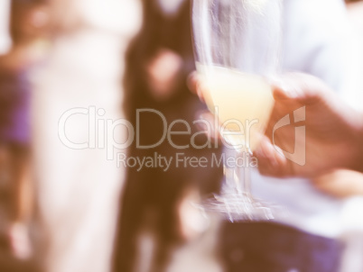Retro looking Cocktail blur Retro looking Cocktail blur
