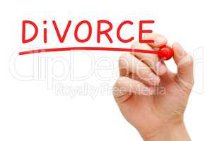 Divorce Red Marker