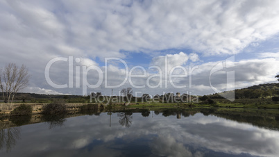 reflection of the sky