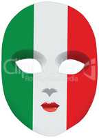Mask flag Italy