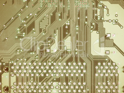 Printed circuit background vintage