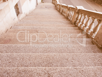 Stairway steps vintage