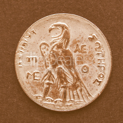 Greek coin vintage