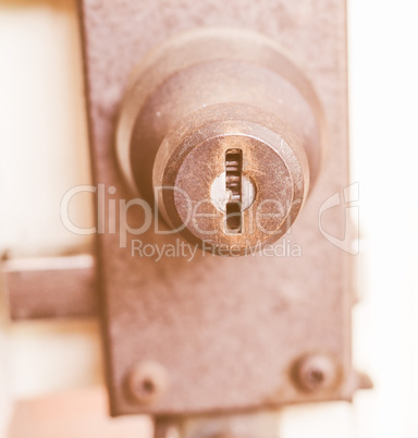 Safety lock vintage