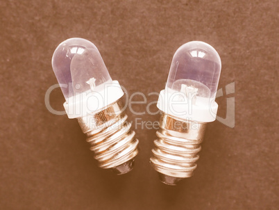 Led lamps vintage