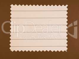 Brown paper sample vintage