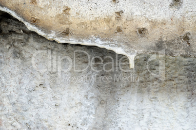 Limescale,white mineral deposit on the wall