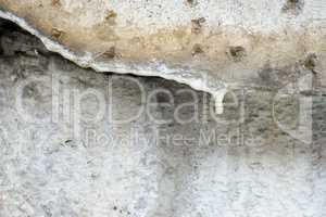 Limescale,white mineral deposit on the wall