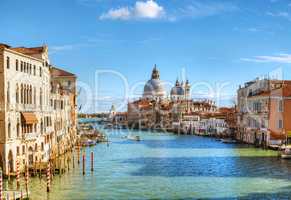 Panoramic overview of basilica Di Santa Maria della Salute