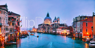 Panoramic overview of basilica Di Santa Maria della Salute