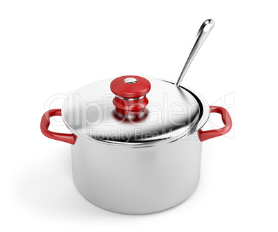 Pot and ladle