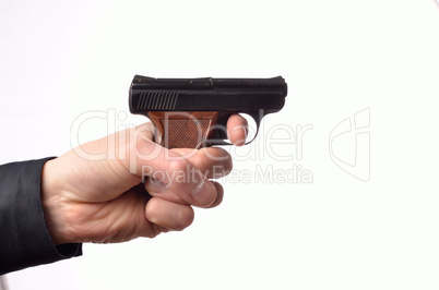 Hand with a gun