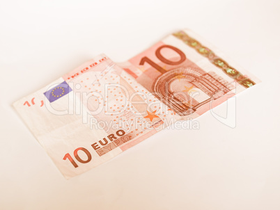 Euro note vintage