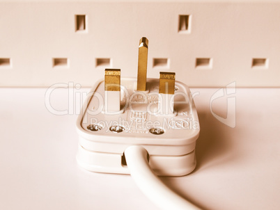 British Plug vintage