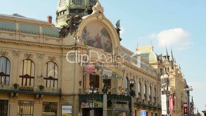 Prague's Municipal House: from the outside
