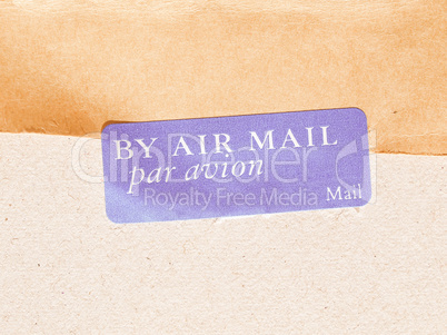 Airmail picture vintage