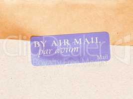Airmail picture vintage